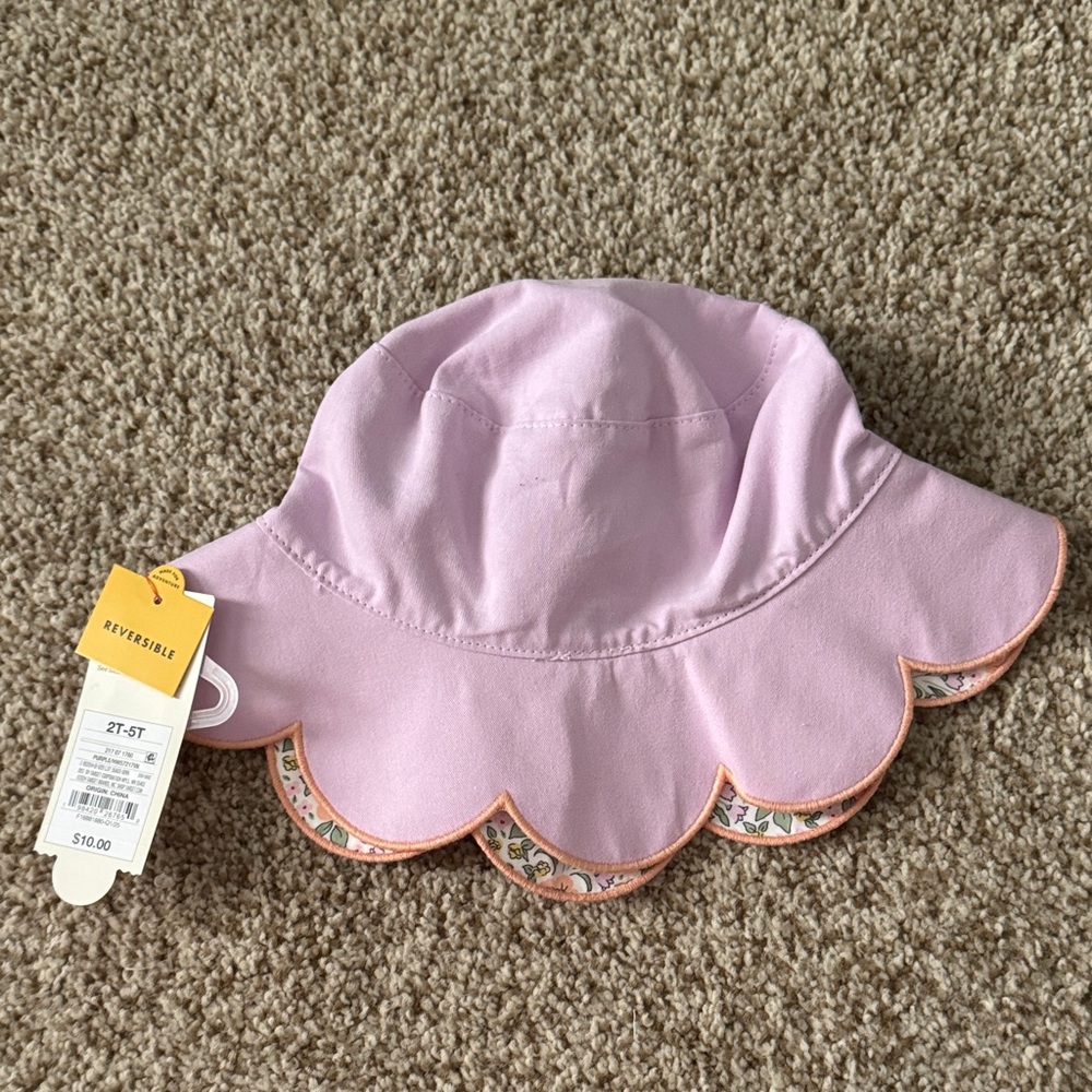 Reversible Cat & Jack Kids Sun Hat NWT